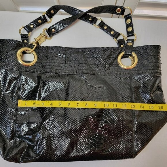 Steven by Steve Madden ‘Candy Coated’ Snake Embossed Tote - Picture 10 of 12
